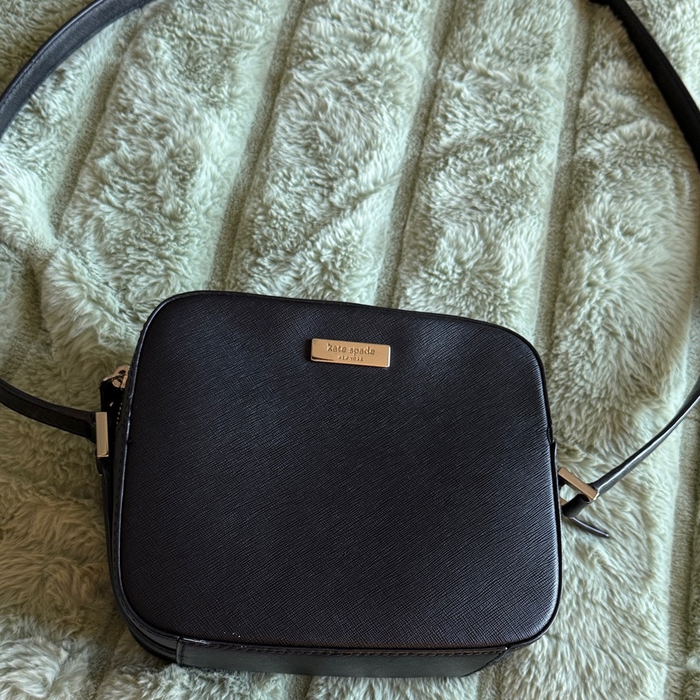 Kate Spade Black Leather Shoulder Bag
